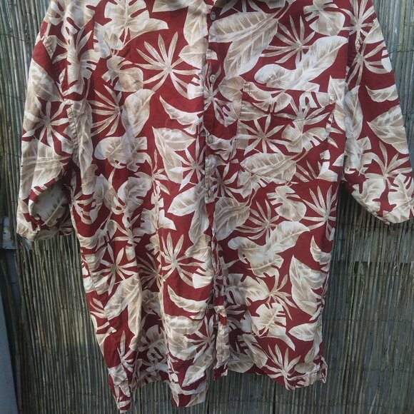 Faded Glory Hawaiian Button Down Men - L - Picture 4 of 12